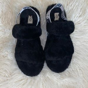 Black Oh Yeah Ugg Slides